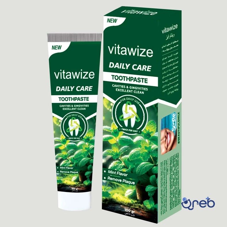 خمیر دندان معمولی روزانه ویتاوایز وزن 100 گرمی