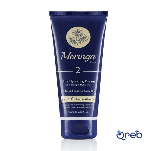 کرم دست آبرسان 2 پوست خشک و حساس مورینگاامو 75 میلی لیتر